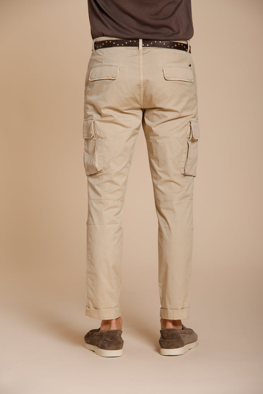 Chile Hose Cargo Mann aus Stretch Gabardine regular fit
