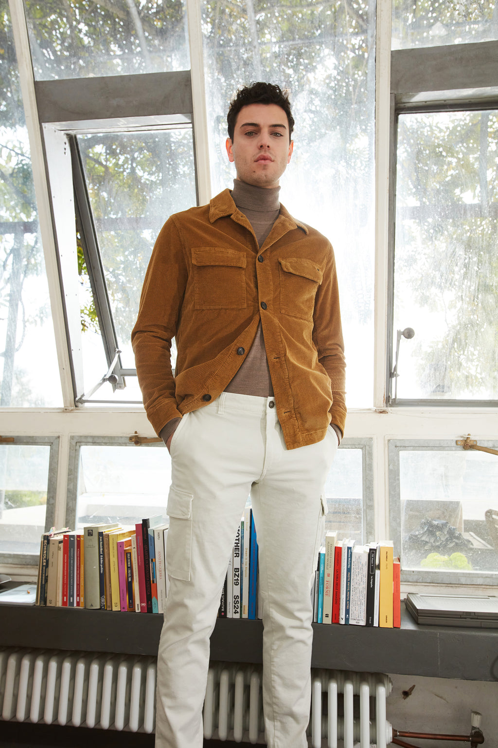 Chile Herren-Cargohose aus Gabardine stretch regular fit