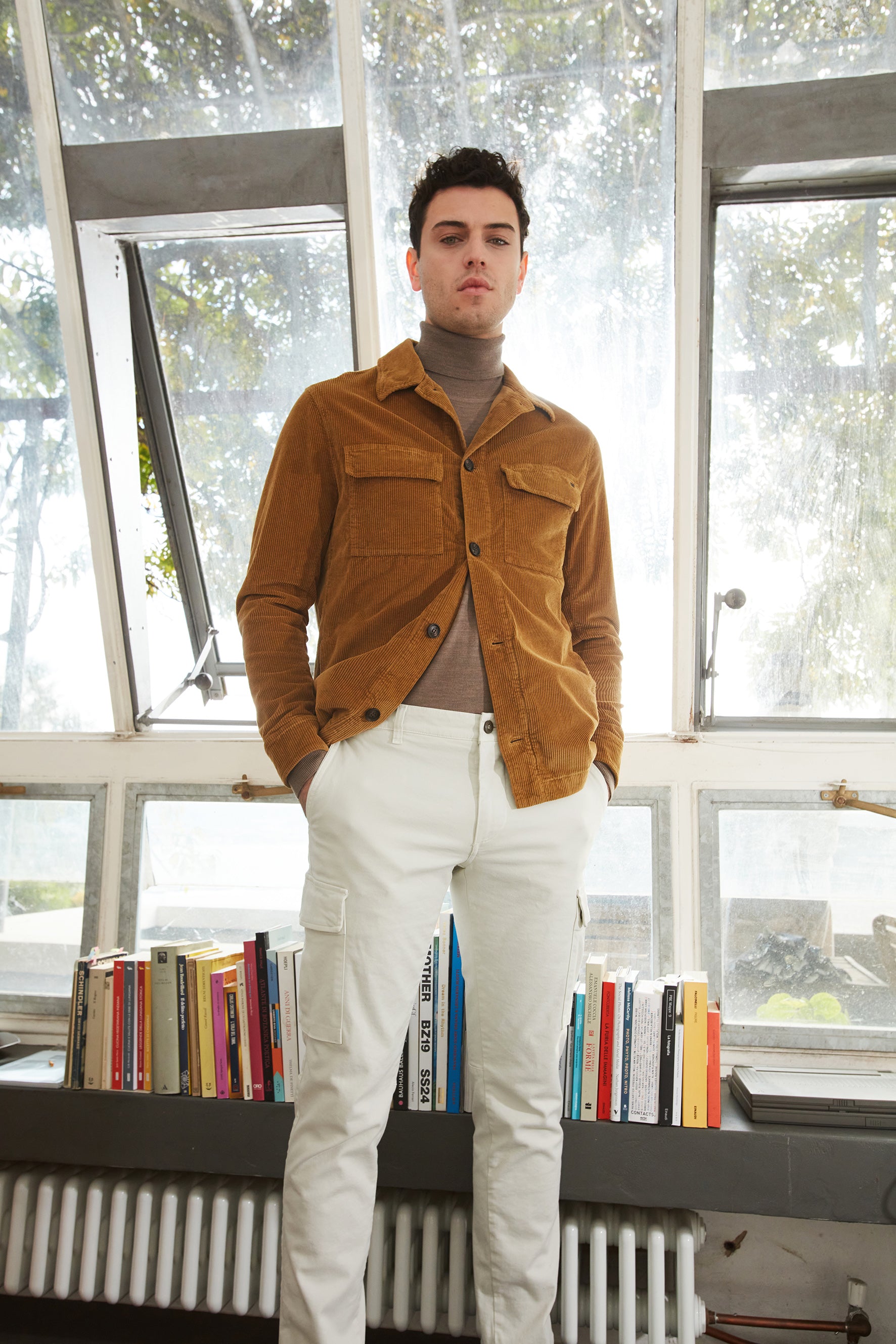 Chile Herren-Cargohose aus Gabardine stretch regular fit