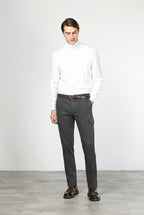 Chile pantalone cargo uomo in cotone stretch trama diagonale regular fit