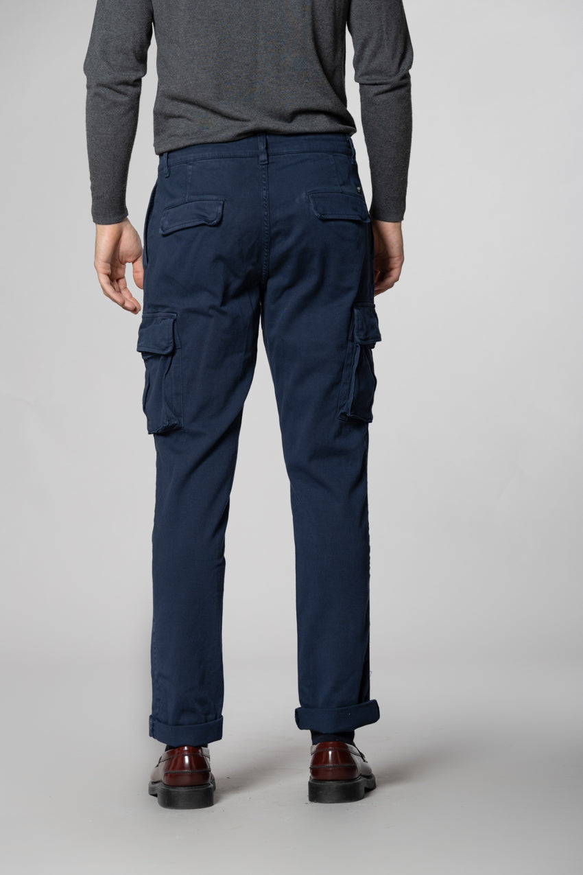 Chile 2 Pinces pantalone cargo in bull regular fit