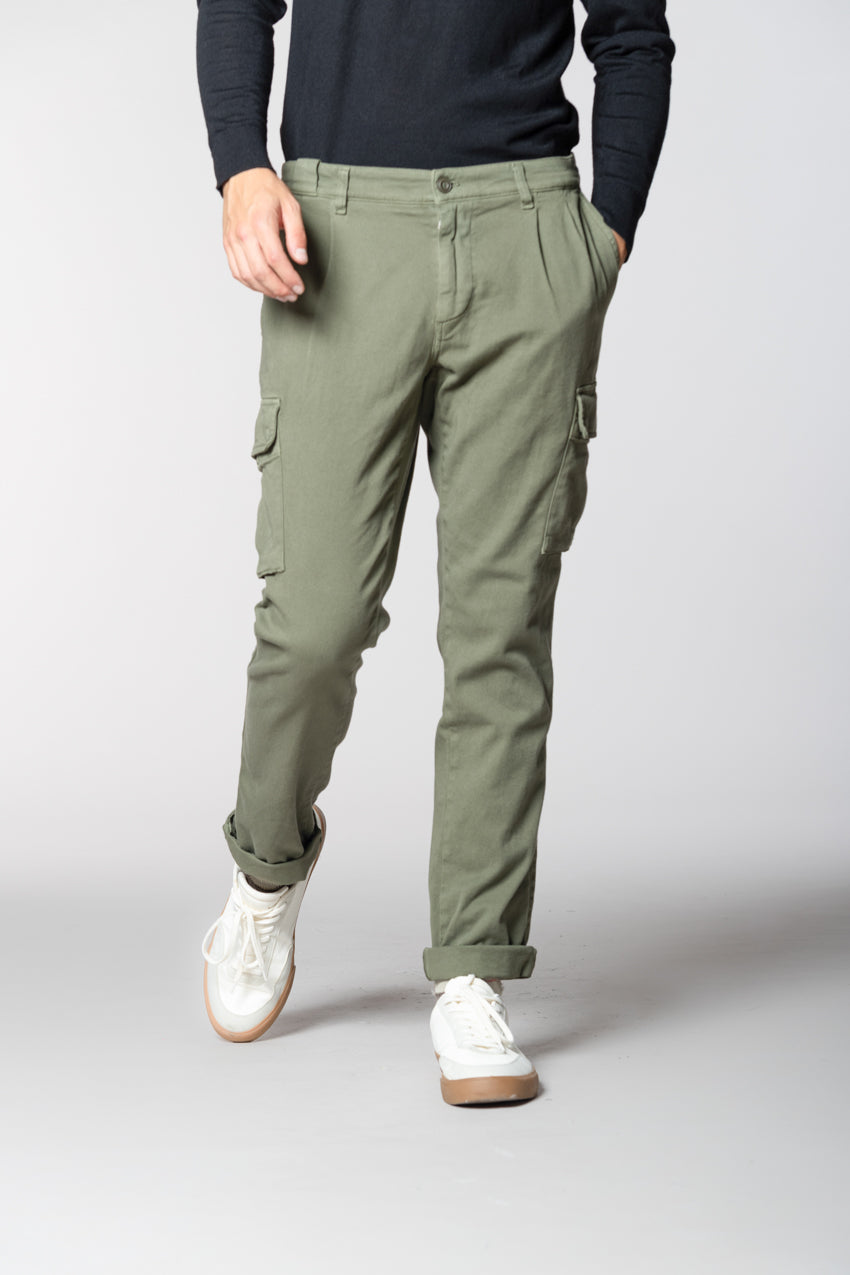 Chile 2 Pinces Herren-Cargohose aus Wolle regular fit
