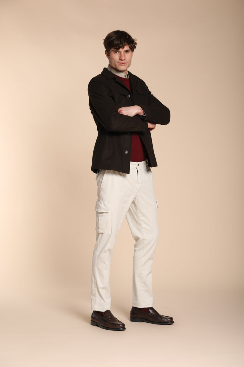 Chile 2 Pinces Herren-Cargohose aus Wolle regular fit