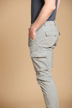 Chile Herren Cargo Hose aus leichtem Pima-Baumwoll-Twill Special Washing Extra-Slim Fit
