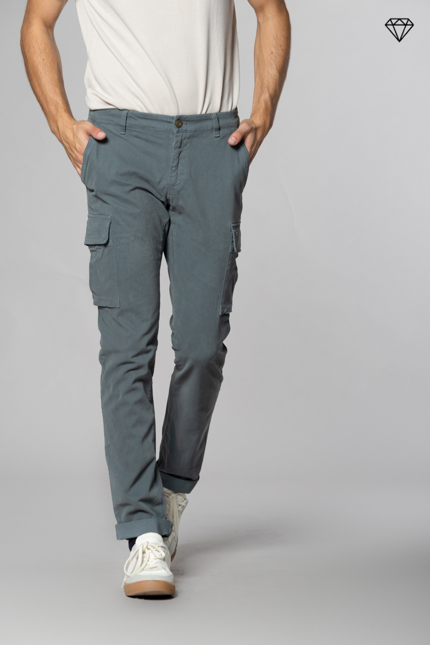 Chile Herren-Cargohose aus Gabardine extra slim fit ①