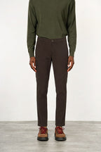 Chile pantalone cargo uomo in gabardina stretch extra slim fit ①