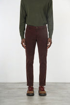 Chile pantalone cargo uomo in gabardina stretch extra slim fit ①