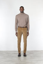 Chile pantalone cargo uomo in velluto 500 righe extra slim fit ①