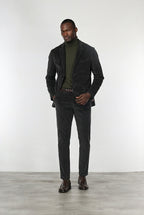 Chile pantalone cargo uomo in velluto 500 righe extra slim fit ①