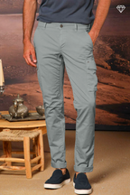 Chile Herren Cargo-Hose in Stretch-Satin Extra Slim Fit ①