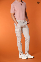 Chile Herren Cargo-Hose in Stretch-Satin Extra Slim Fit ①