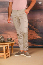 Chile Herren Cargo-Hose in Stretch-Satin Extra Slim Fit ①