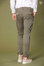 Chile Herren Cargo-Hose in Stretch-Satin Extra Slim Fit ①