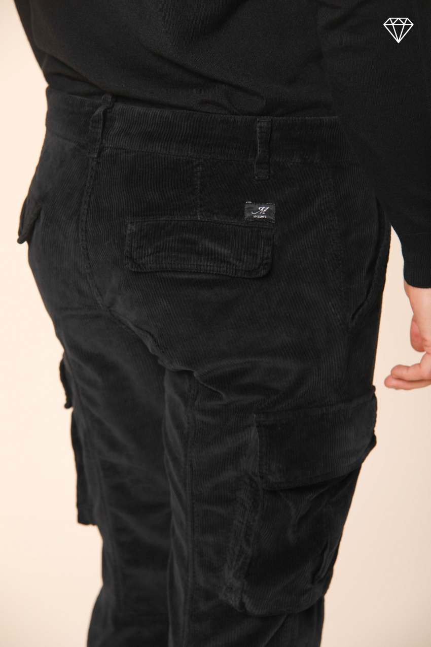 Chile Herren-Cargohose aus 500-Rippen-Samt extra slim fit ①