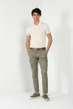 Dettaglio pantalone cargo uomo Chile Mason's salvia in twill SS26