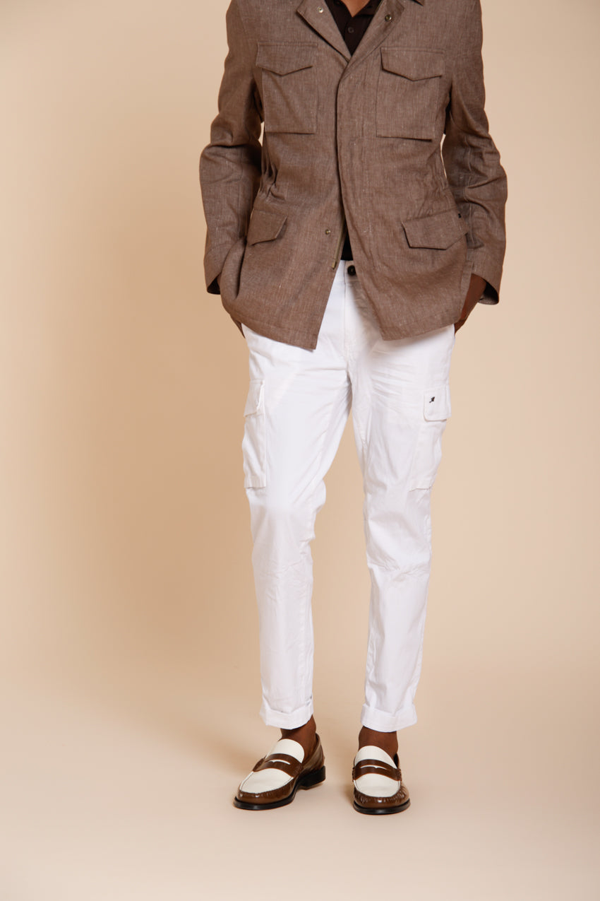 Chile Hose Cargo Herren aus Stretch-Satin extra slim fit ①