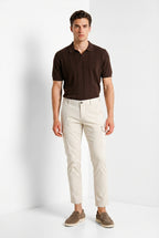 Dettaglio vita e tasche cargo pantalone cargo uomo Chile Mason's gesso in raso stretch SS26