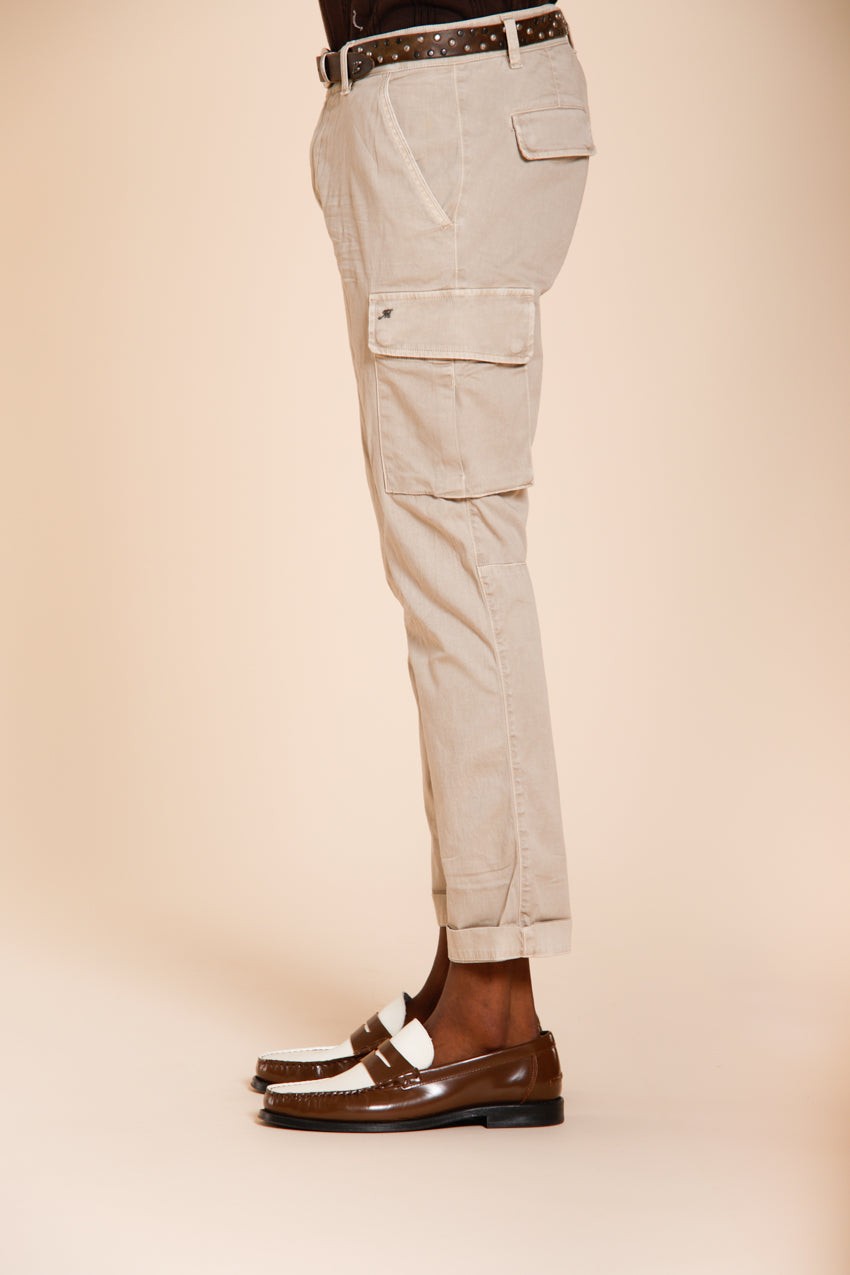 Chile Hose Cargo Herren aus Stretch-Satin extra slim fit ①