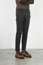 George Coolpocket pantalon cargo homme en gabardine carrot fit ①
