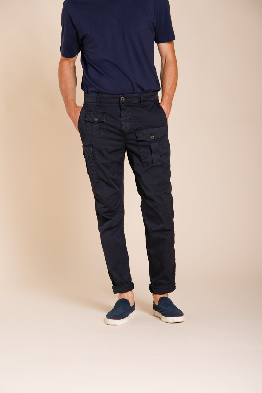 George Coolpocket Hose Cargo Herren aus leichtem Stretch-Twill Logo Edition carrot fit ①