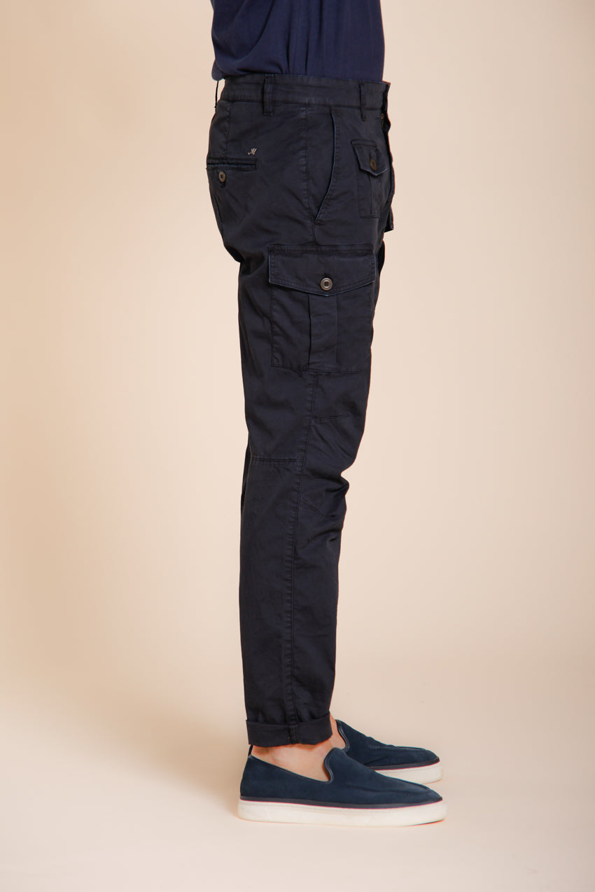George Coolpocket Hose Cargo Herren aus leichtem Stretch-Twill Logo Edition carrot fit ①