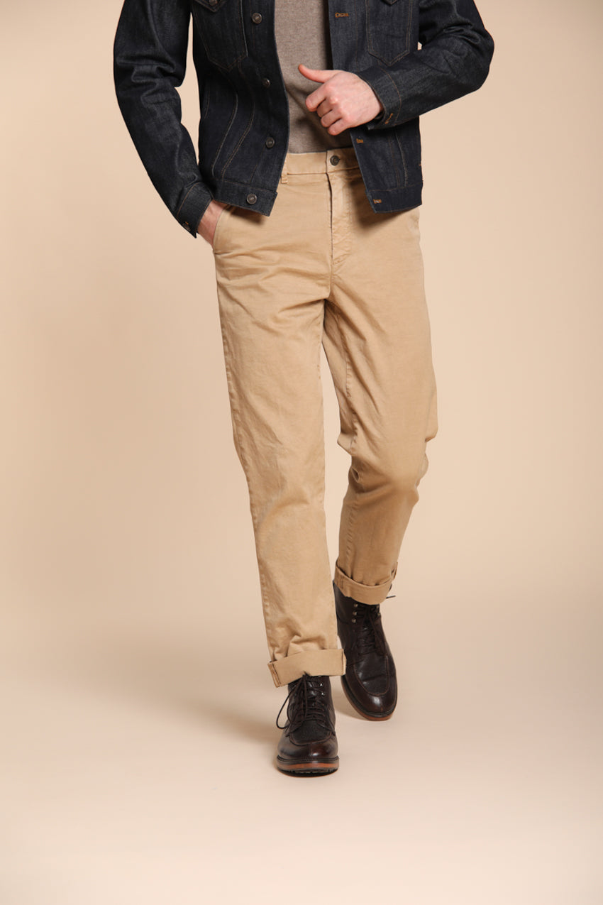 Chinos Herren-Chinohose aus Gabardine relaxed fit