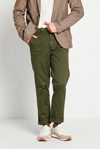Chinos pantalon chino homme en gabardine relaxed fit