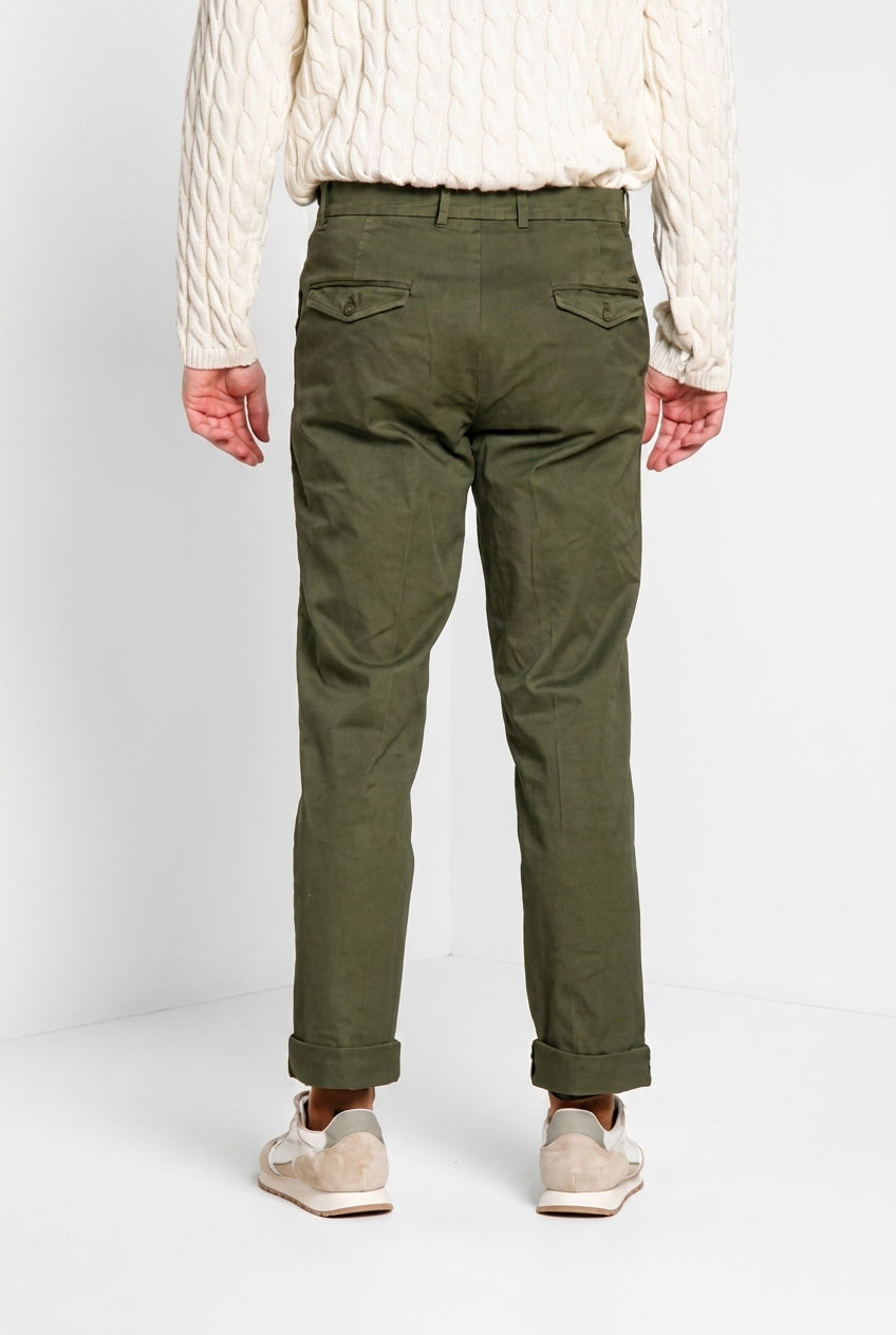 Chinos pantalon chino homme en gabardine relaxed fit