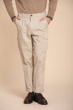 Foto 1 Cargo pantalone cargo uomo sartoriale relaxed fit