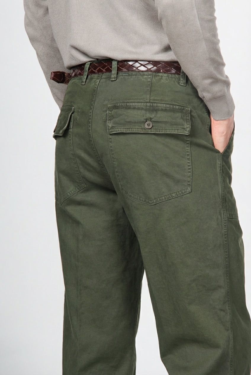 Prescott Fatigue pantalon chino homme en gabardine relaxed fit