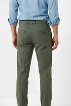 Chinos pantalon chino homme en toile oxford relaxed fit
