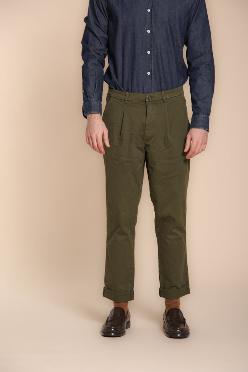 Pinces Herren-Chinohose aus Gabardine relaxed fit