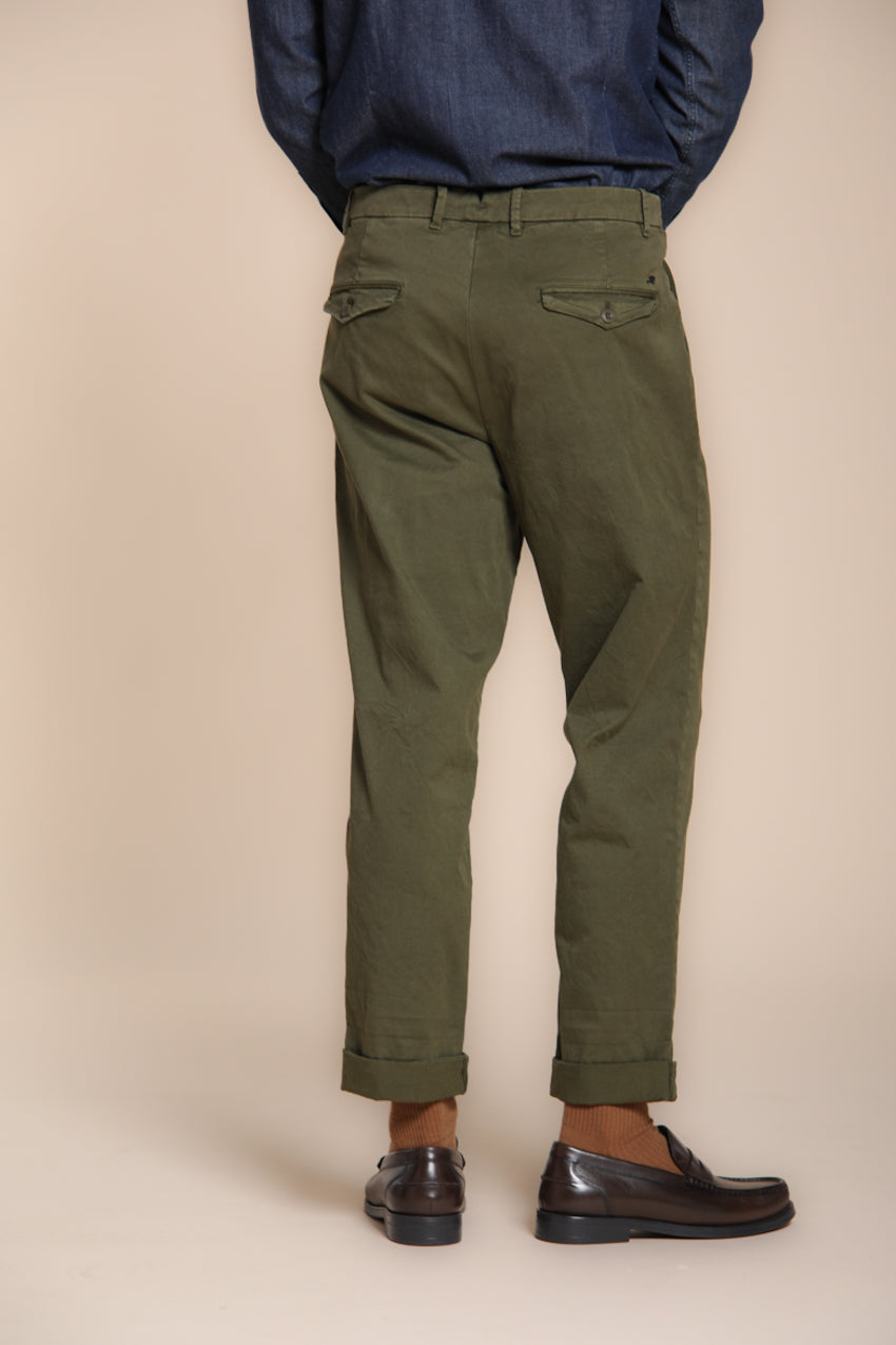 Pinces Herren-Chinohose aus Gabardine relaxed fit