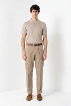 Dettaglio gamba pantalone cargo Mason's uomo kaki in twill SS26
