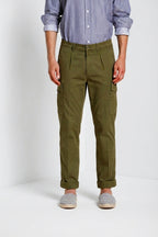 Cargo pantalon cargo homme en twill léger stretch relaxed fit