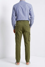 Cargo pantalon cargo homme en twill léger stretch relaxed fit