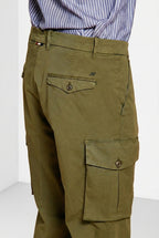 Cargo pantalon cargo homme en twill léger stretch relaxed fit