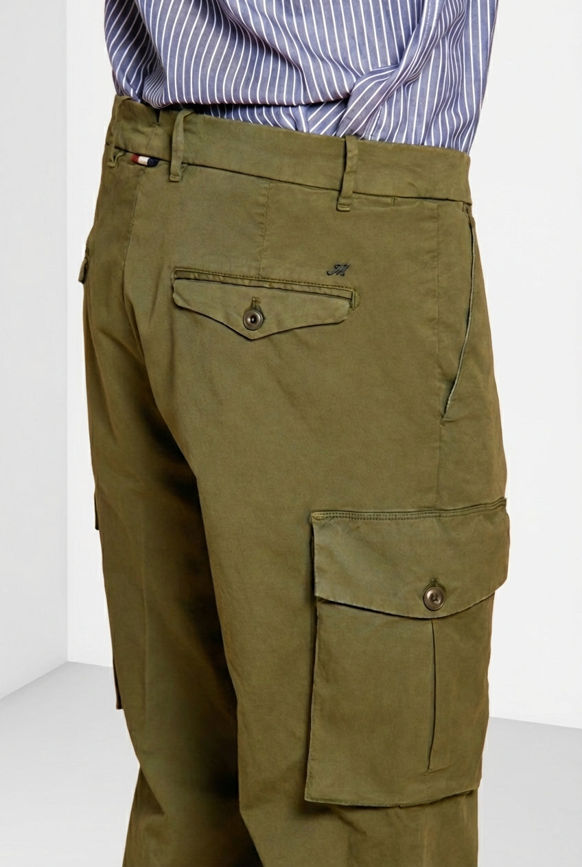 Cargo pantalon cargo homme en twill léger stretch relaxed fit