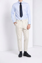 Don Johnson 2 Pinces pantalon chino homme en bull carrot fit