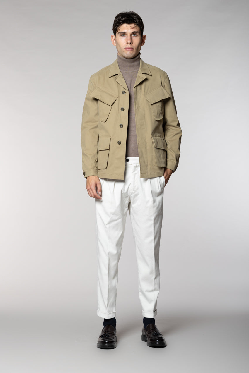 Don Johnson 2 Pinces Herren-Chinohose in bull carrot fit