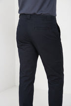 Madison M74 men's chino pants in lightweight stretch twill carrot fit