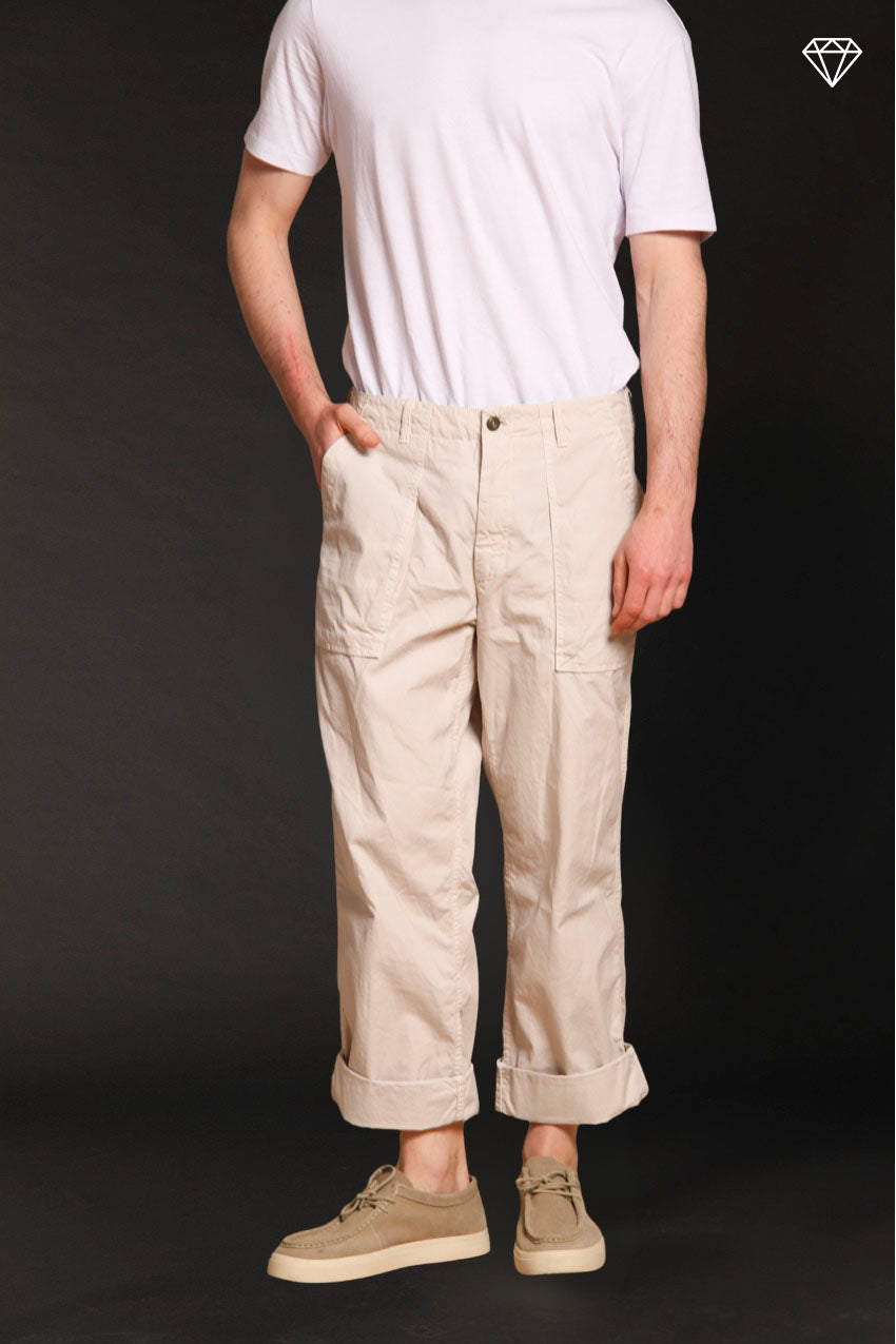 San Luis M74 Herren Cargo Hose in Canvas Oxford logo edition Relaxed Fit ①
