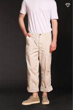 San Luis M74 Herren Cargo Hose in Canvas Oxford logo edition Relaxed Fit ①