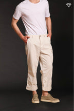 San Juan M74 Herren Cargo Hose in Canvas Oxford logo edition Relaxed Fit ①
