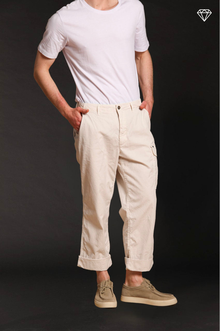 San Juan M74 Herren Cargo Hose in Canvas Oxford logo edition Relaxed Fit ①