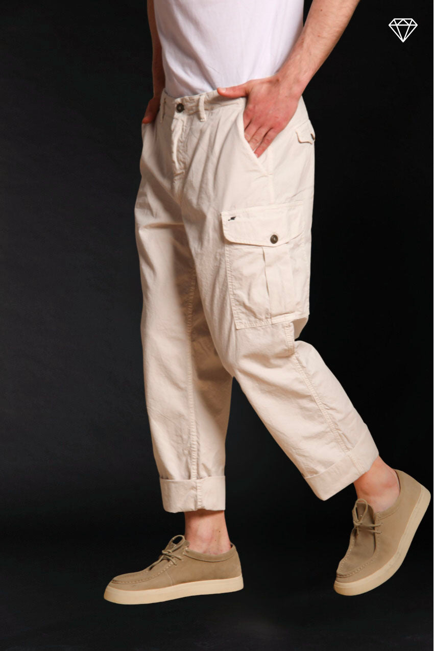 San Juan M74 Herren Cargo Hose in Canvas Oxford logo edition Relaxed Fit ①