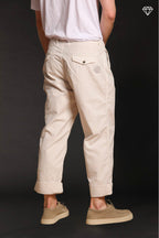 San Juan M74 Herren Cargo Hose in Canvas Oxford logo edition Relaxed Fit ①