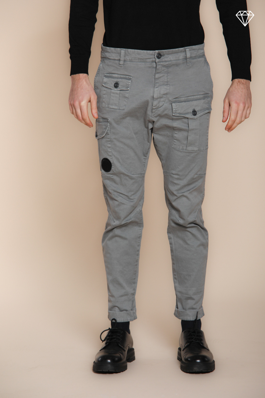 George Coolpocket Herren-Cargohose aus Gabardine logo edition carrot fit ①