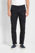George Coolpocket pantalone cargo uomo in twill leggero stretch Logo Edition carrot fit ①