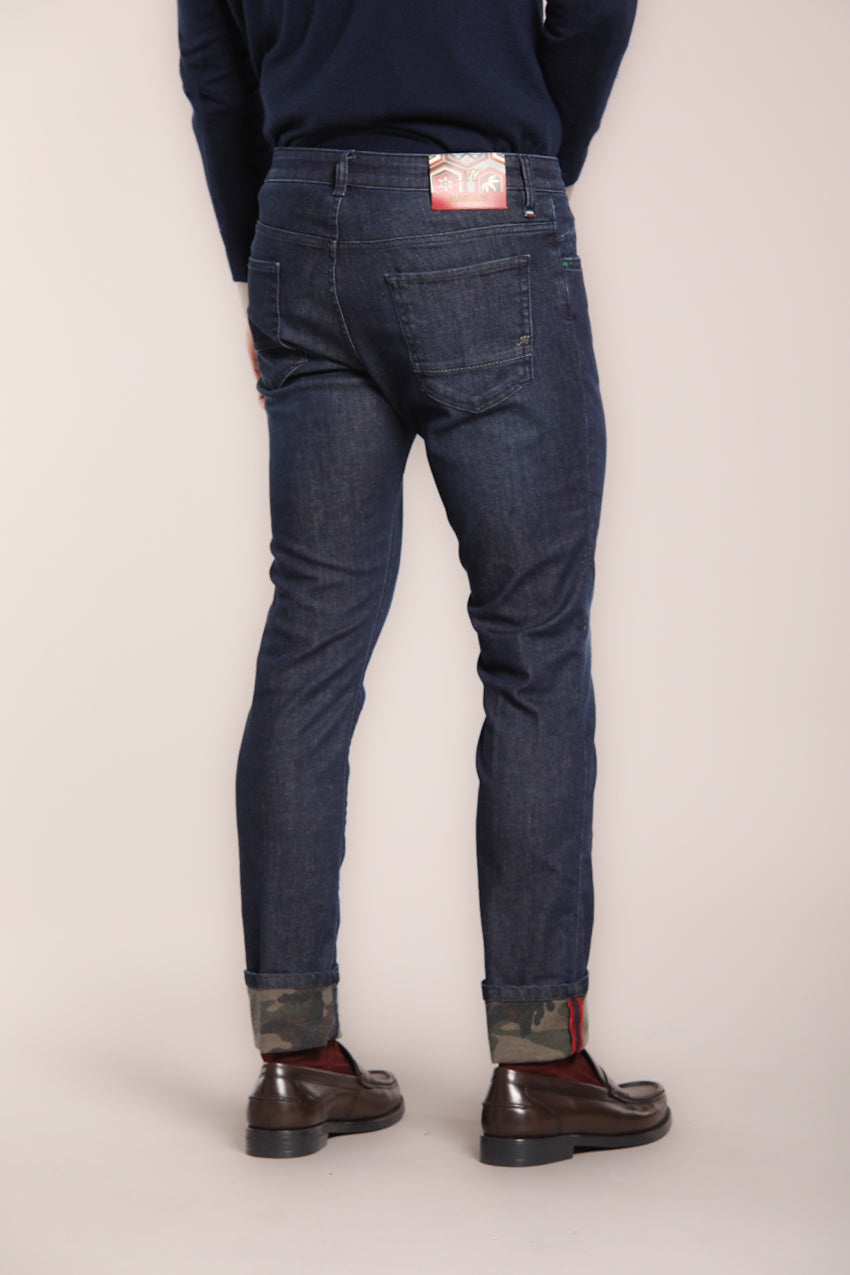 Foto 7 Harris pantalone 5 tasche uomo in denim stretch slim fit